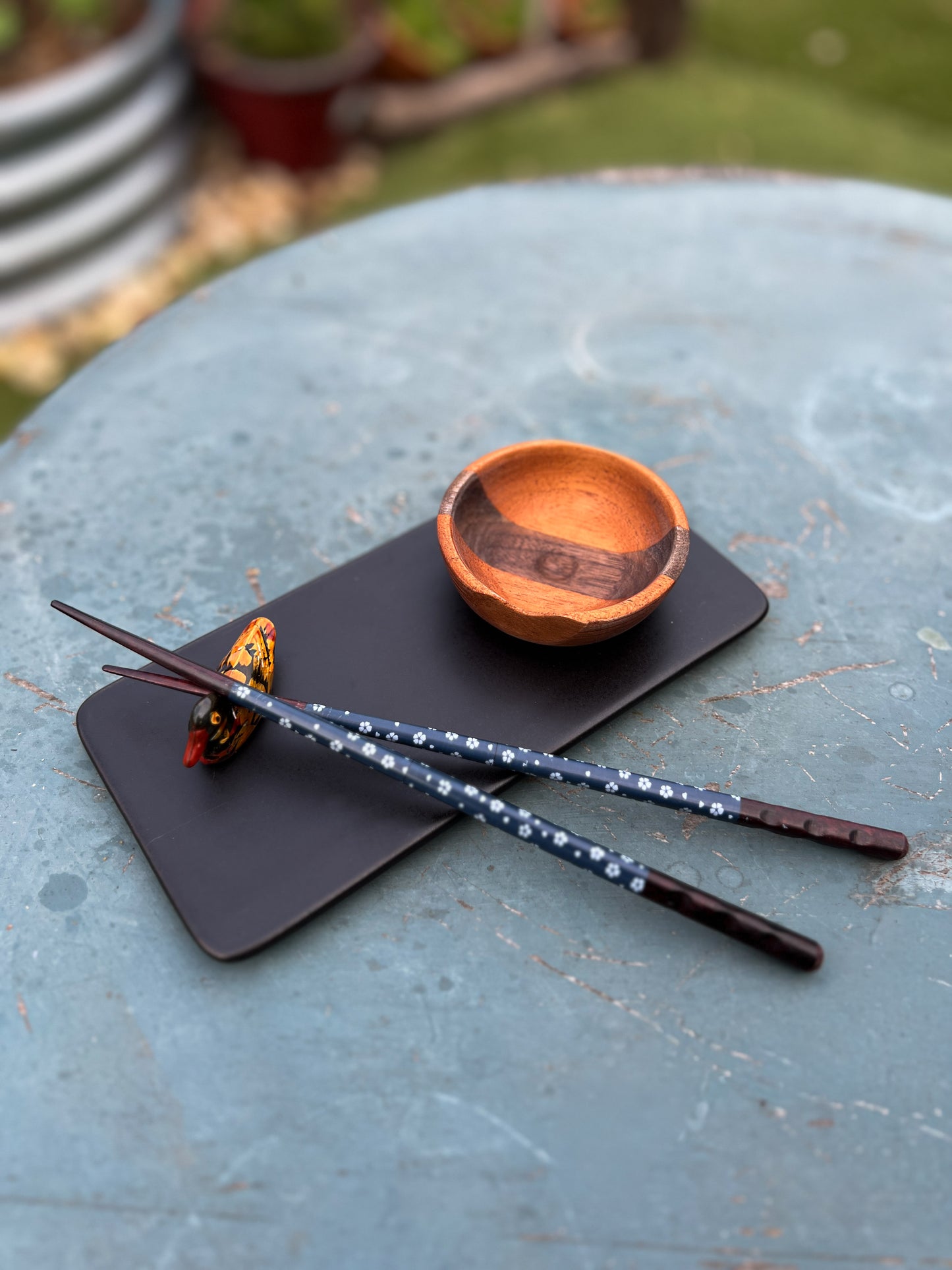 Padauk Split No. 01 | Handmade Dip Bowl